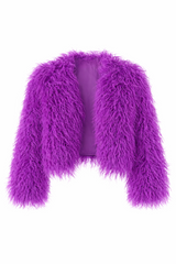 The Purple shag fur