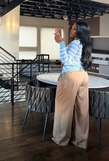 Mocha Drape Trouser