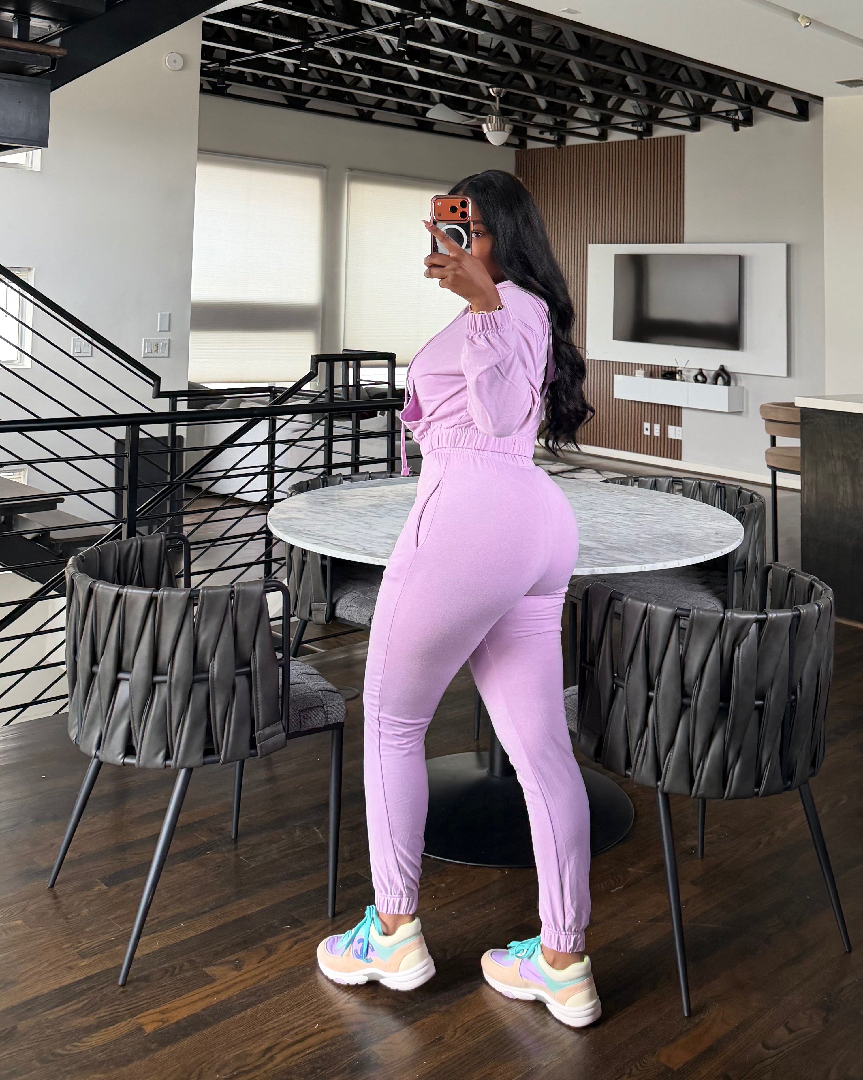 Lilac jogger set