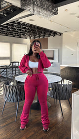 Cranberry extended jogger