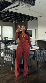 Copper outline zip set