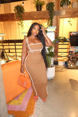 Cinnamon Suspender Set