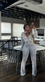 Concrete jumpsuit set