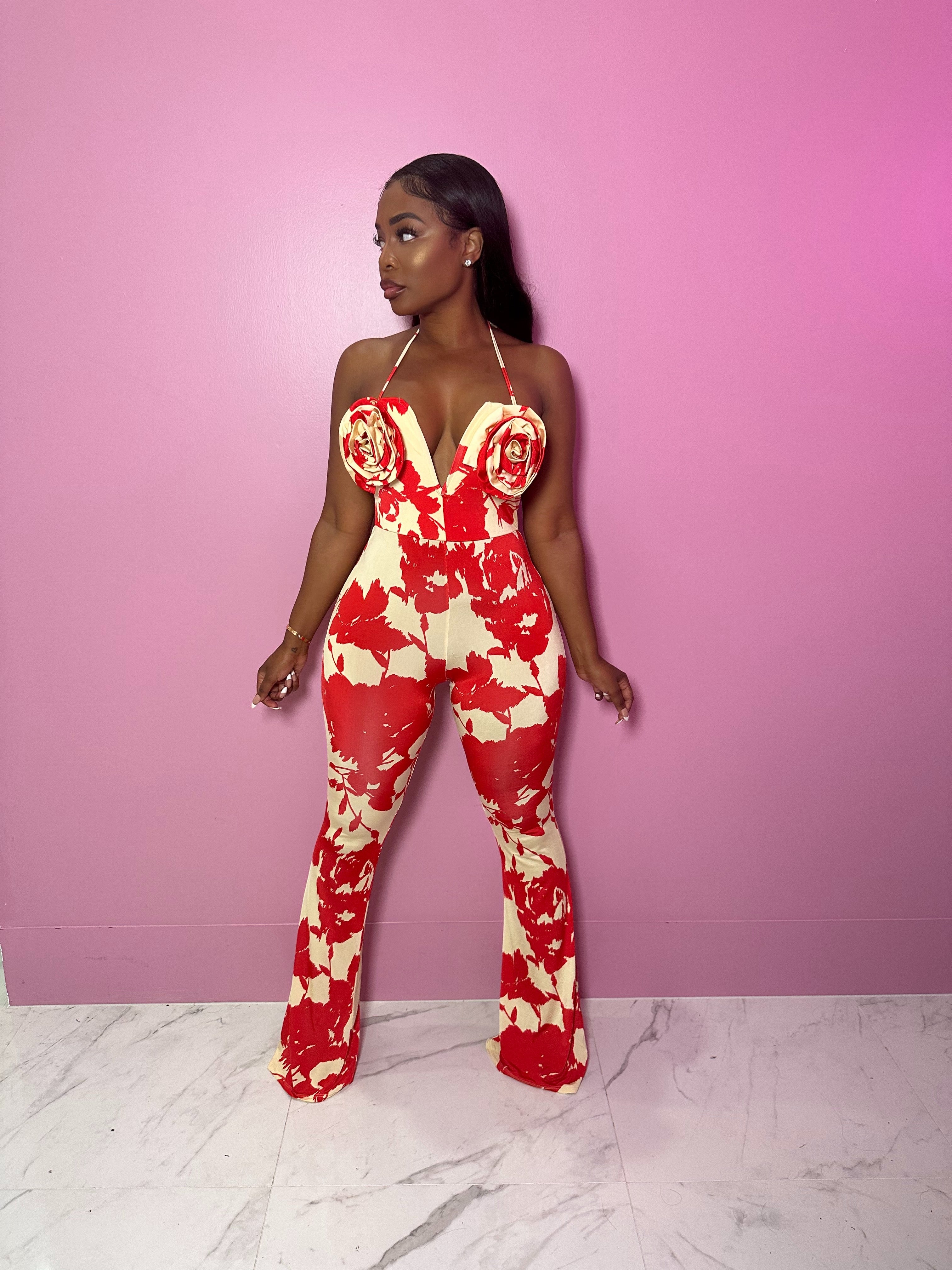 Coral Cabo Jumpsuit