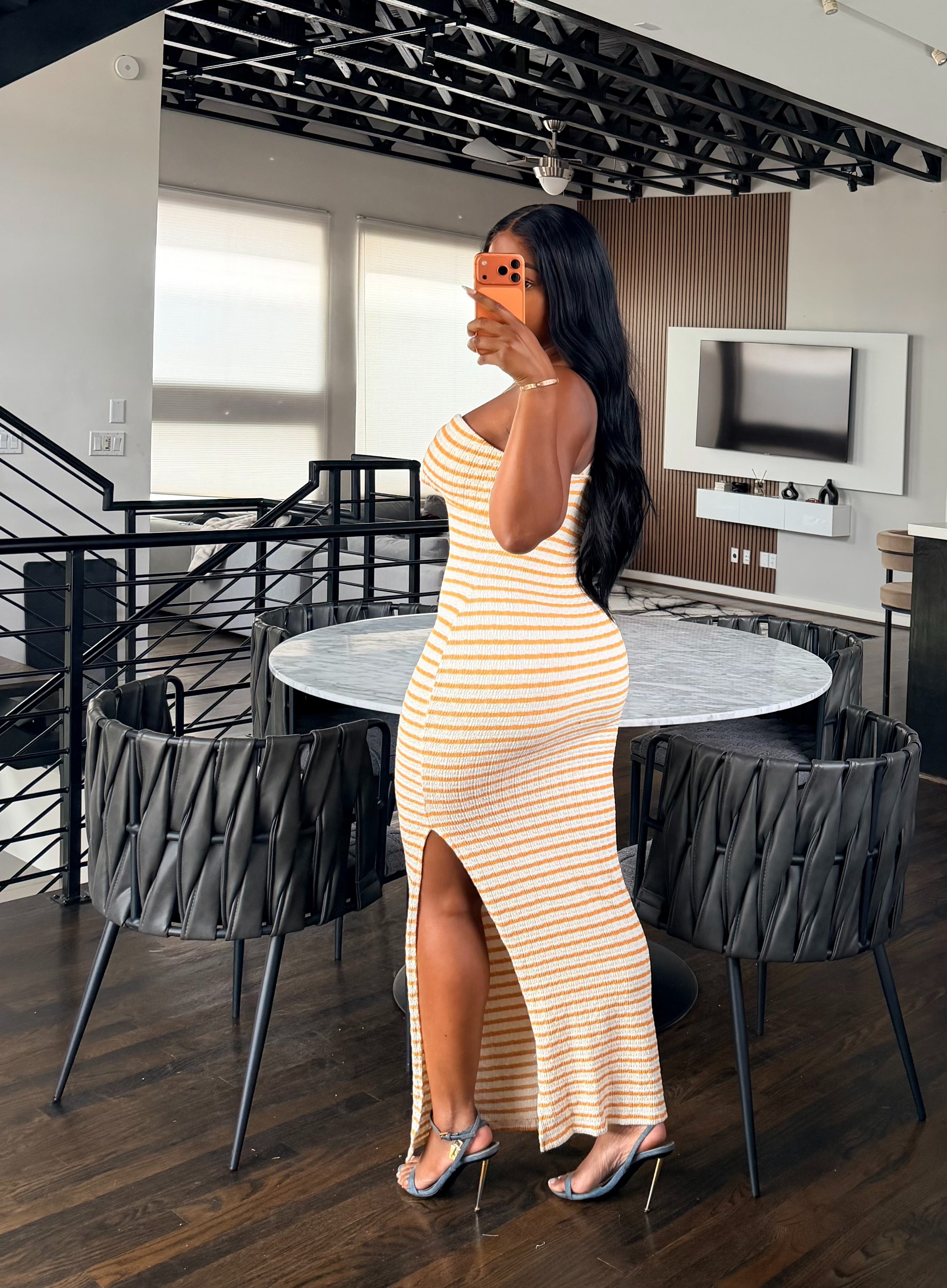 Canary Twist dress