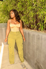 Olive Cargos pants
