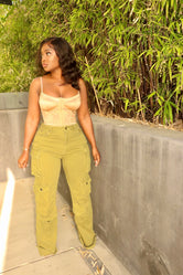 Olive Cargos pants