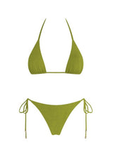 Kiwi textured bikini