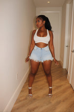 Hole me down shorts