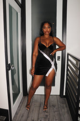 Sparkle Velvet mini dress