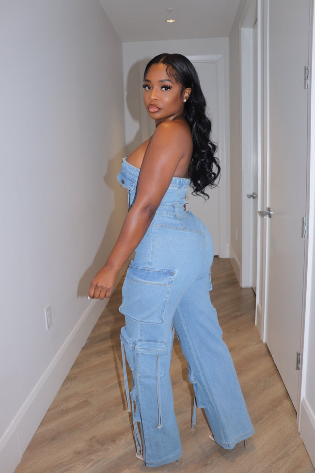 Cargo jumpsuit lll
