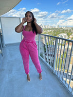 Pink Washed Bodysuit jogger