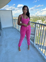 Pink Washed Bodysuit jogger