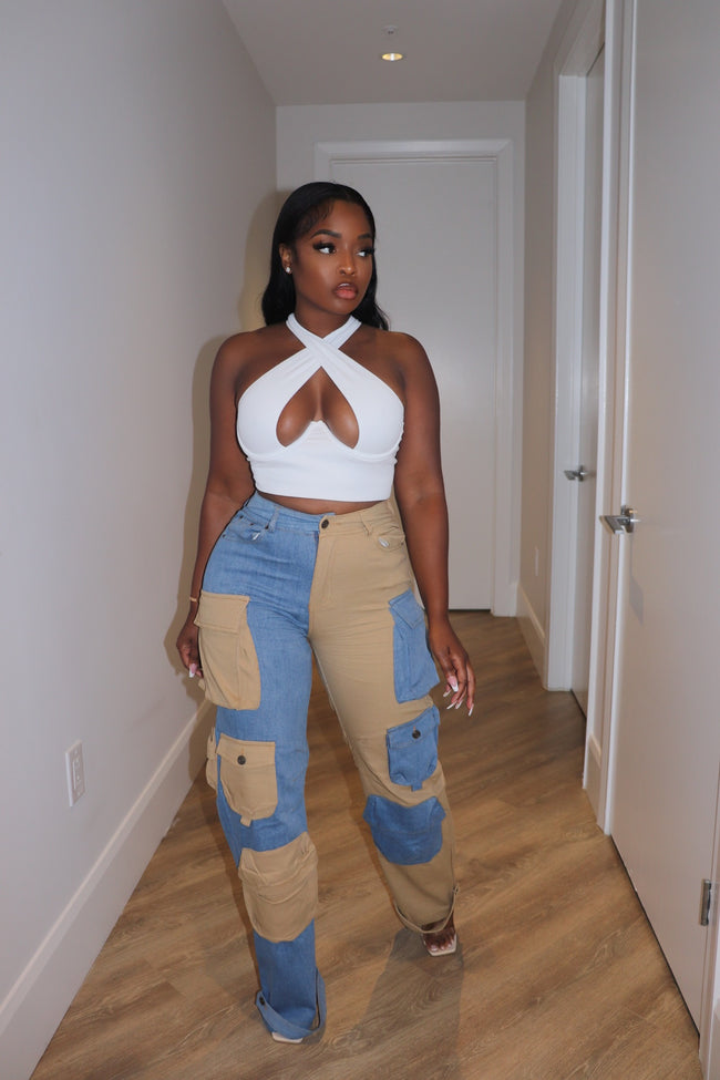 Cross over cupped crop