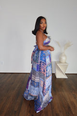 Blue Multi Maxi