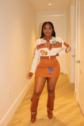 Teddy skirt set