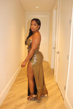 Bronze trophy dress