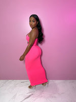 Pink hole bodycon