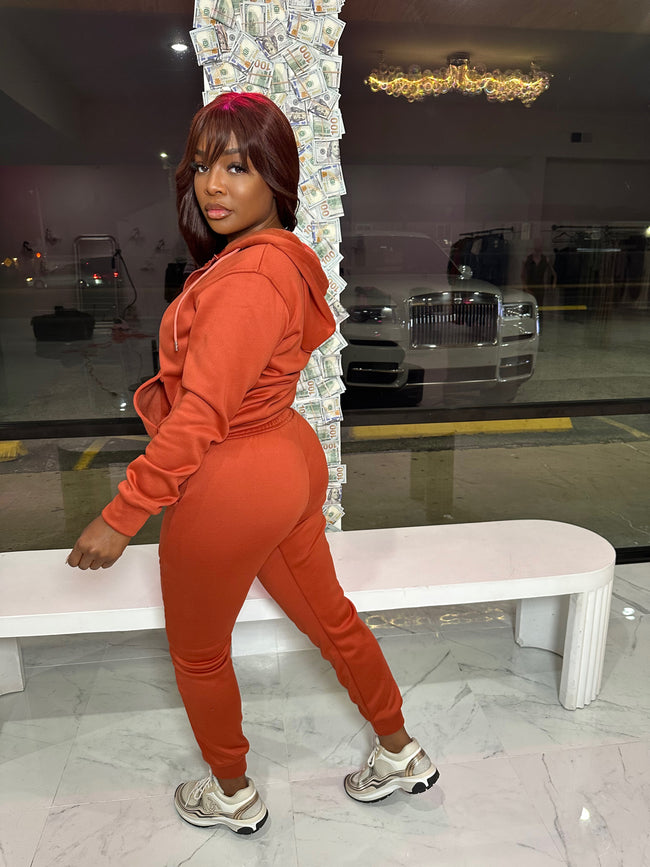Spice lined jogger