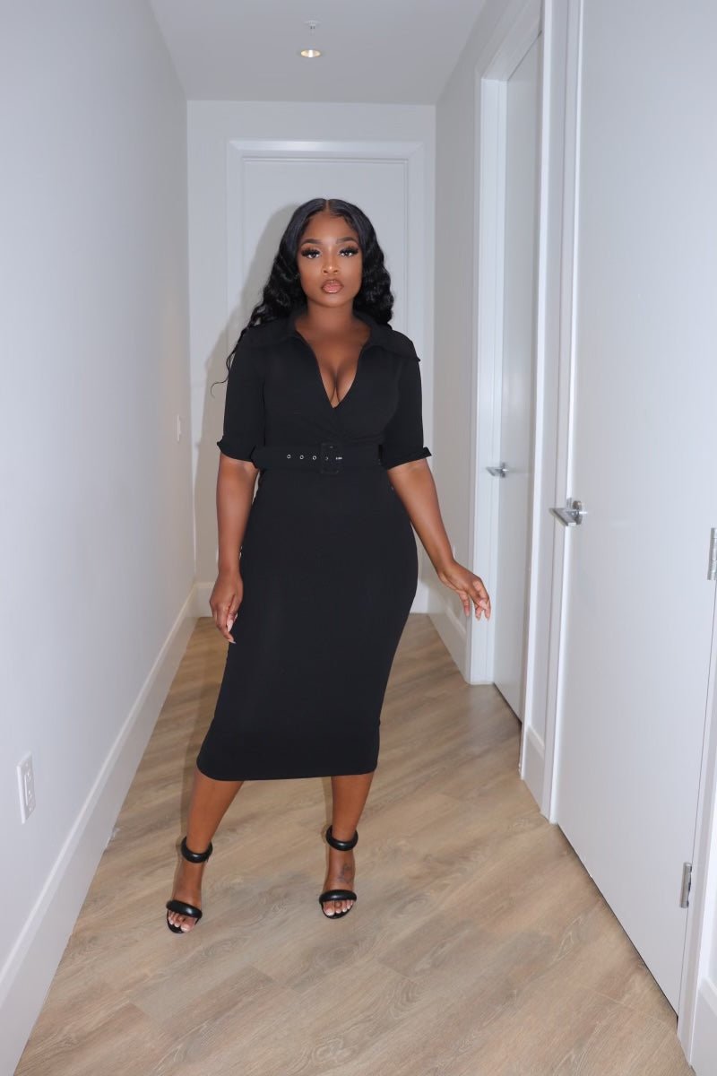 Big Business Dress in Black XLarge