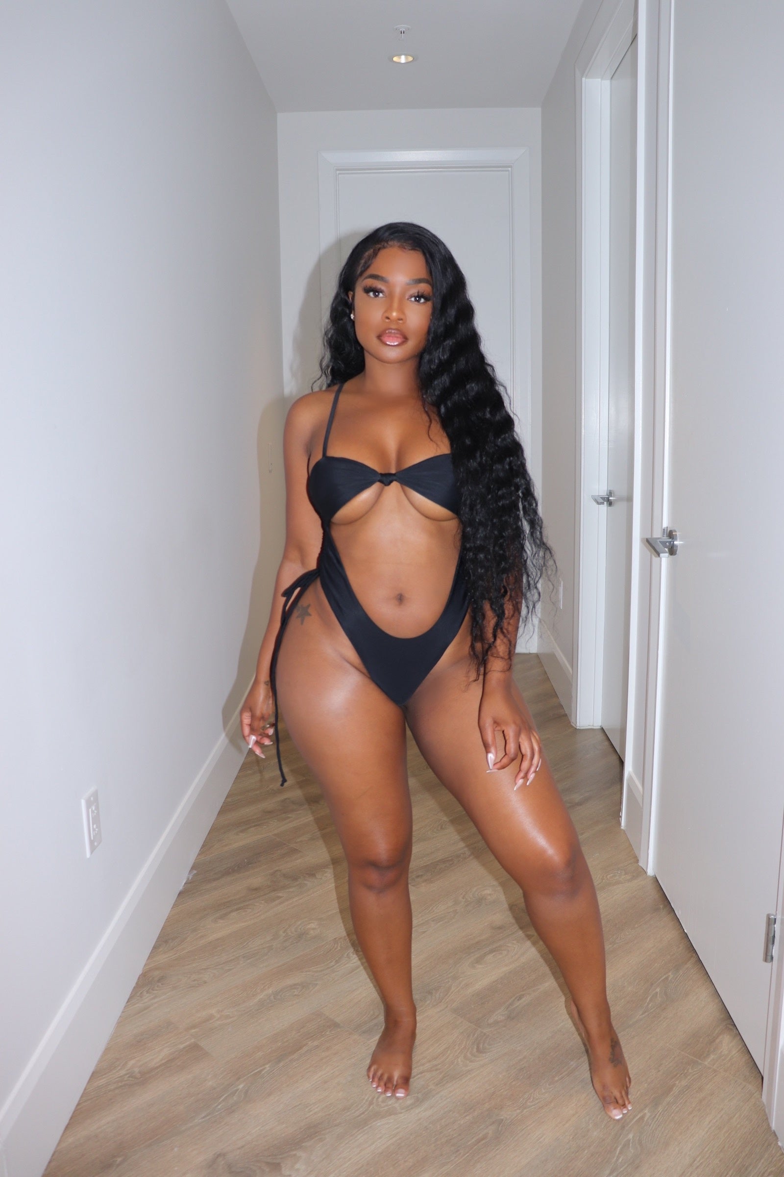 Black Silhouette swimsuit - Shop Luxe Life Boutique