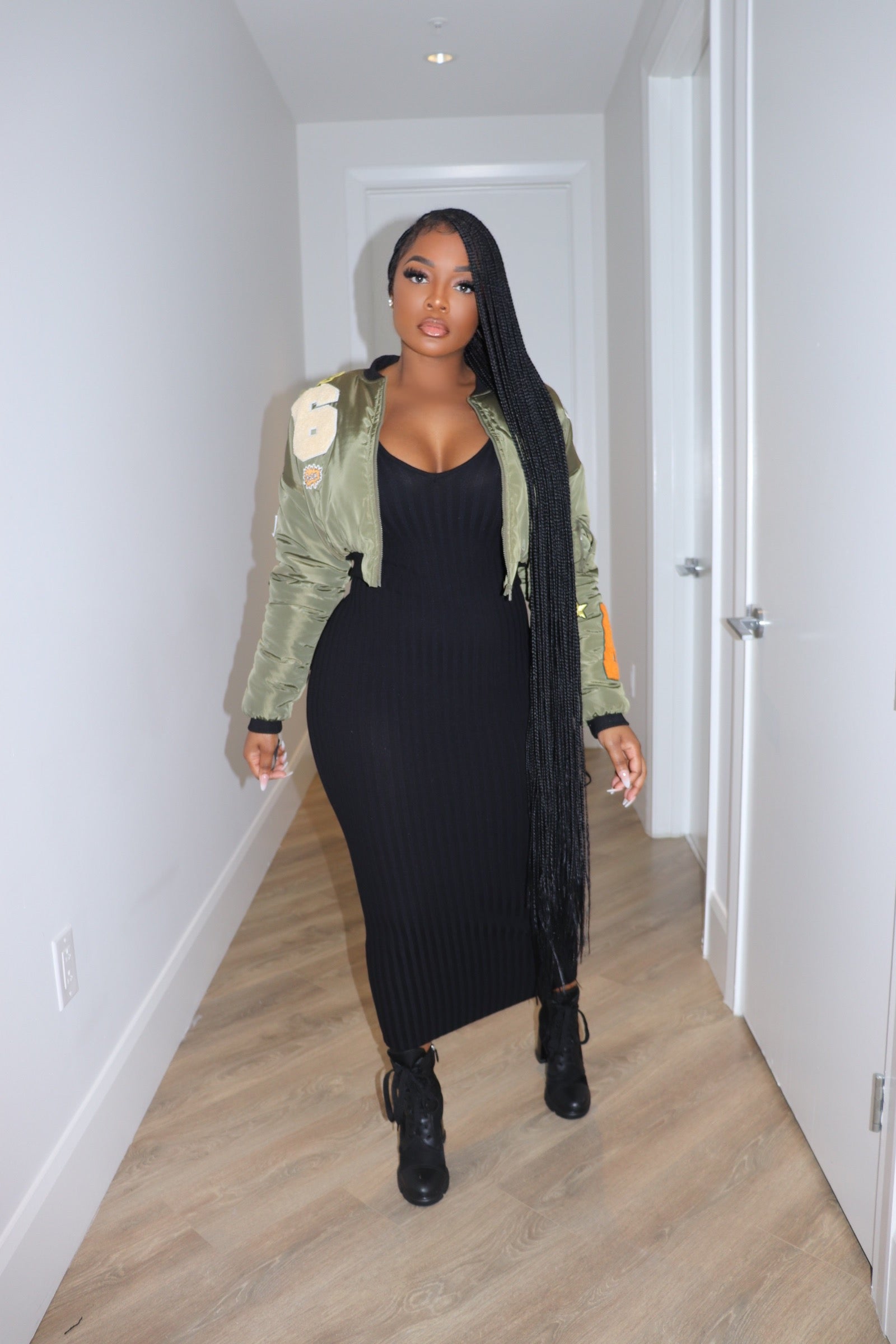 Black sweater dress ll - Shop Luxe Life Boutique