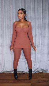Brown Penelope pant set - Shop Luxe Life Boutique