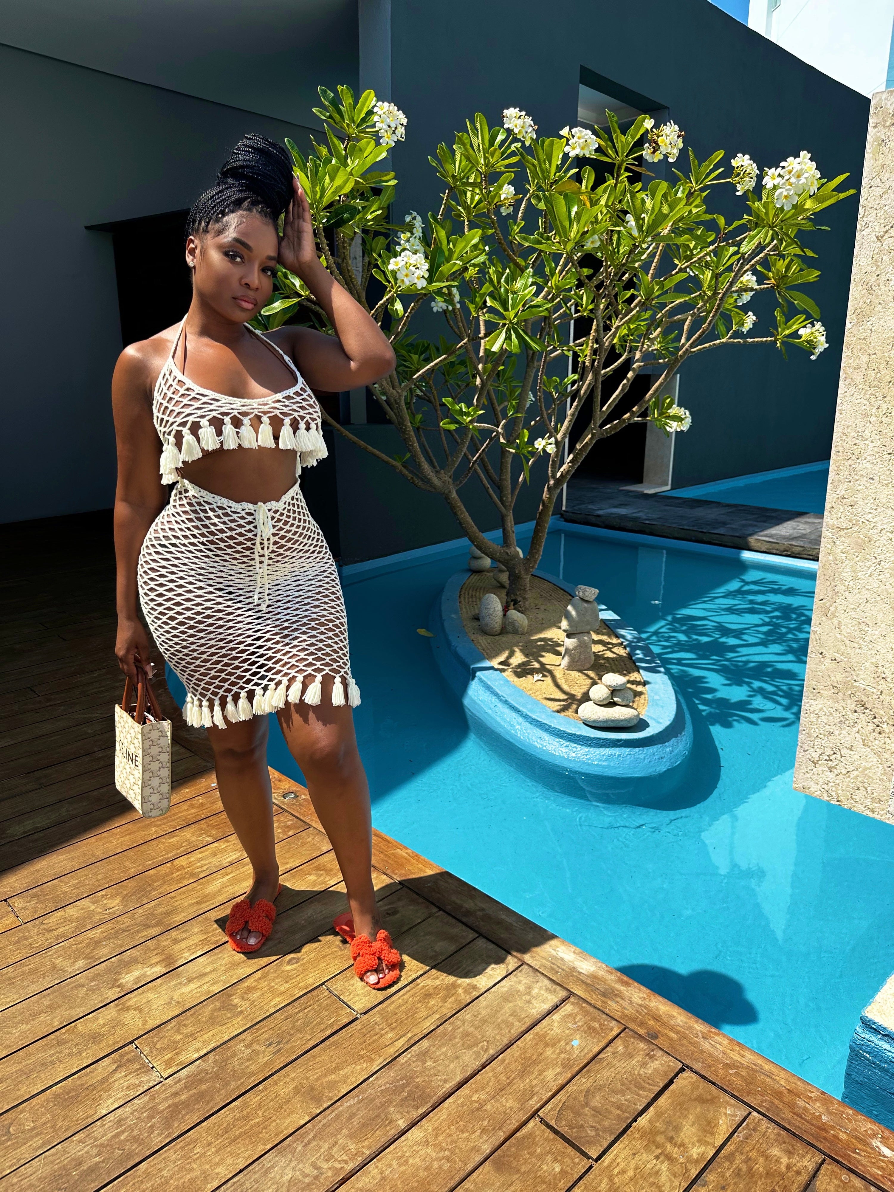 Cream Cabo cover up
