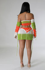 Calie tie skirt set