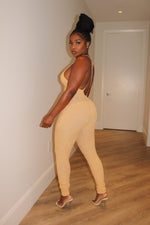 Golden pretty knit jumpsuit