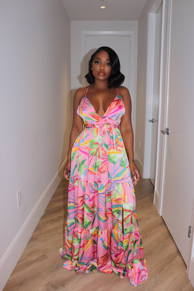 Pink paradise maxi
