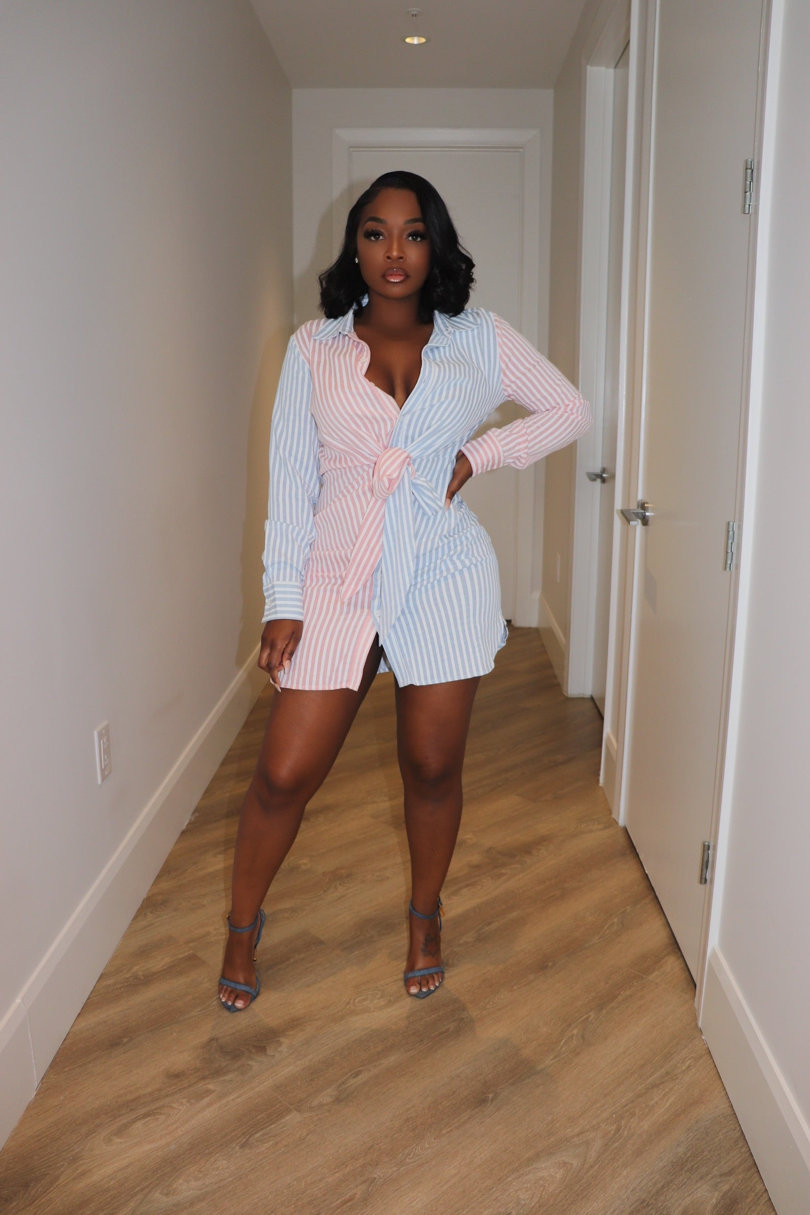 Pastel tunic dress