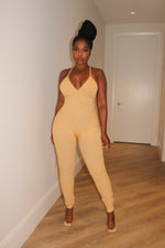 Golden pretty knit jumpsuit