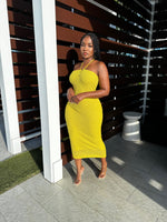 Lime Knit Dress