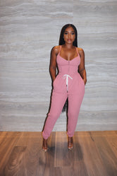 Pink Corset Jogger