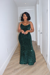 Hunter Sequin Mermaid dress