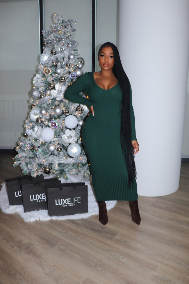 Hunter sweater dress