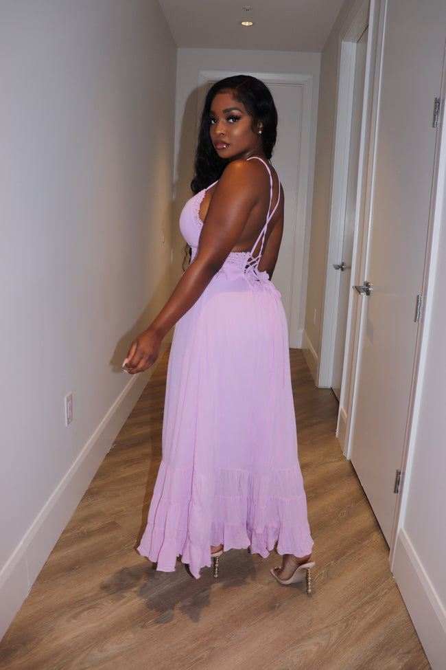 Purple shero maxi
