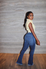 Super Stretch denim bell bottoms
