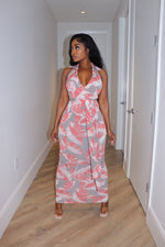 Peach palm midi maxi