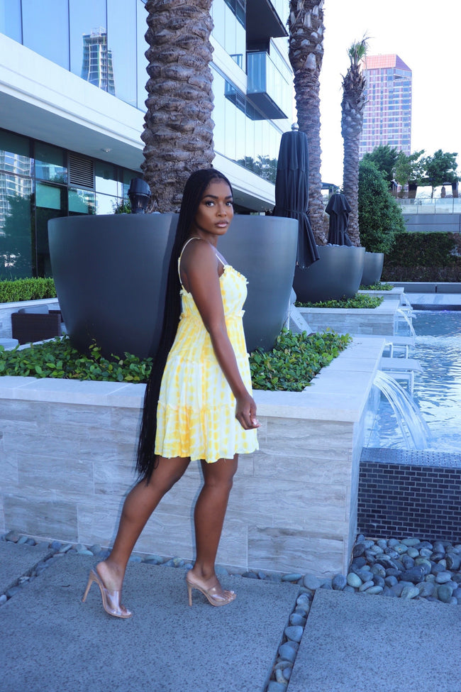 Yellow Baby Doll Dress