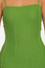 Green knit Mini