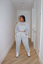 Gray Tassel Jogger