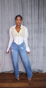 Pretty Proper sweater blouse