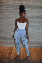 Light Holy work denim