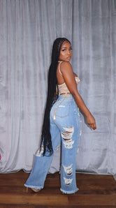 Cello Distressed denim