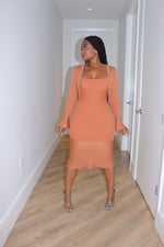 Cinnamon Cardigan dress set