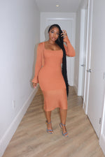 Cinnamon Cardigan dress set