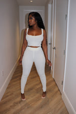Ivory Knit Pant set