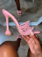Pink fling heel